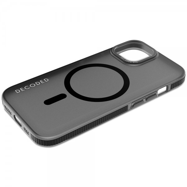 Decoded iPhone 15 Plus Skal Recycled Plastic Clear Case Transparent Svart