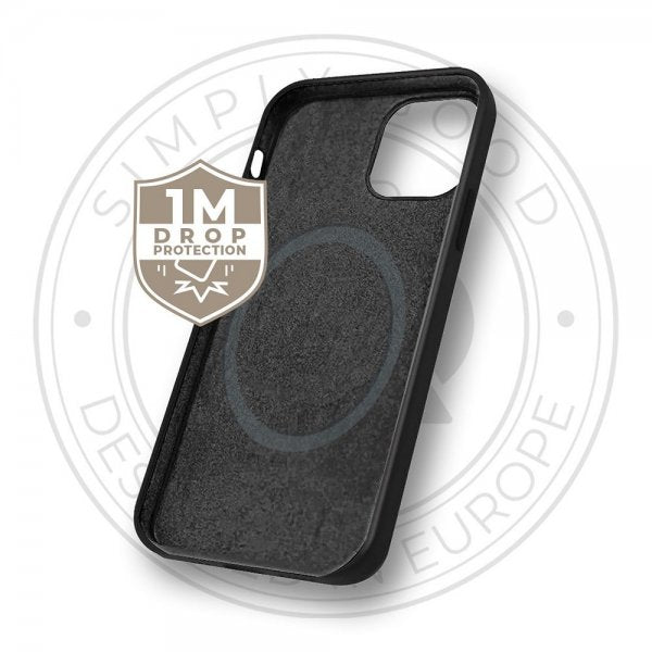 Xqisit iPhone 15 Plus Skal Silicone Case MagSafe Svart
