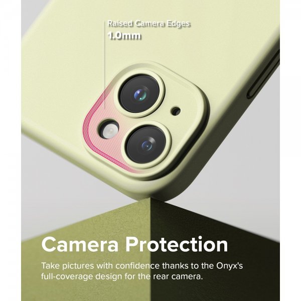 Ringke iPhone 15 Plus Skal Silicone Magnetic Sunny Lime