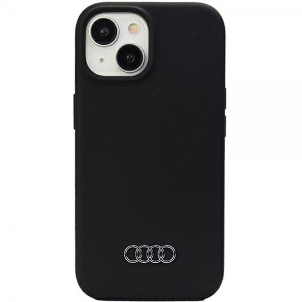 Audi iPhone 15 Plus Skal Silicone Svart