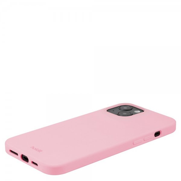 holdit iPhone 15 Plus Skal Silikon Rosa