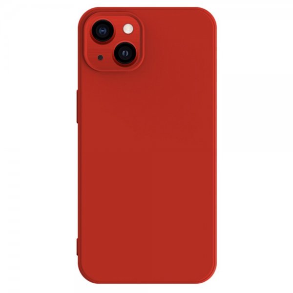 X-Level iPhone 15 Plus Skal Silikontextur Röd