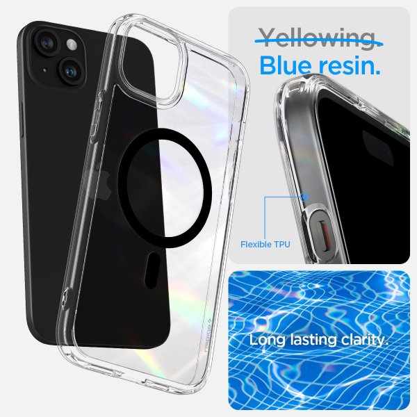 Spigen iPhone 15 Plus Skal Ultra Hybrid MagFit Svart