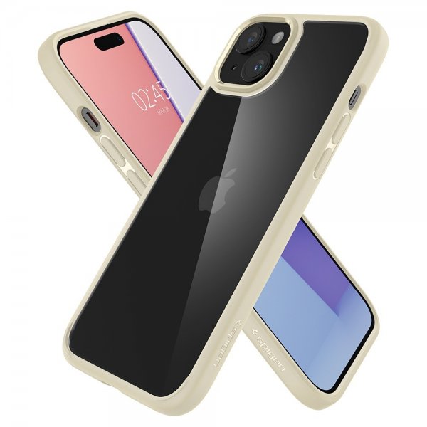 Spigen iPhone 15 Plus Skal Ultra Hybrid Mute Beige