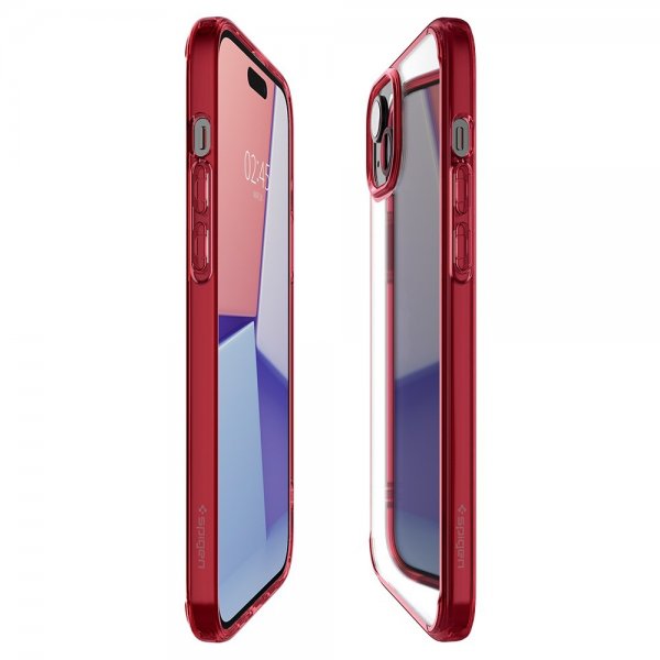 Spigen iPhone 15 Plus Skal Ultra Hybrid Red Crystal
