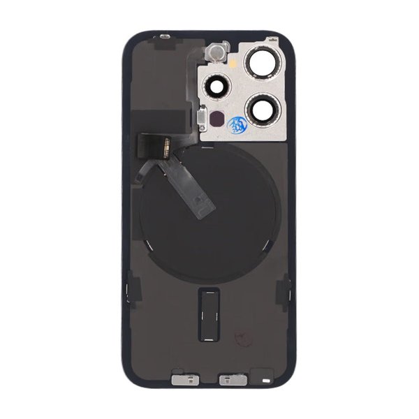 iPhone 15 Pro Baksida Glas Komplett Original Naturlig Titan