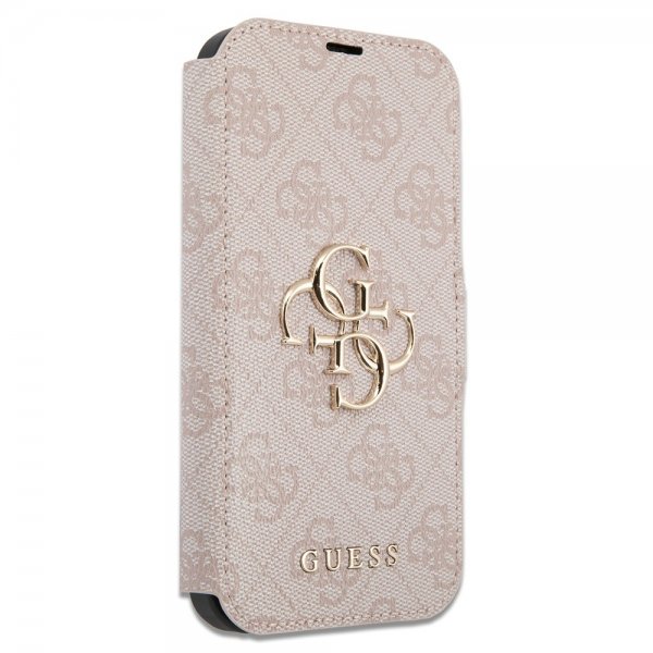 Guess iPhone 15 Pro Fodral 4G Logo Rosa