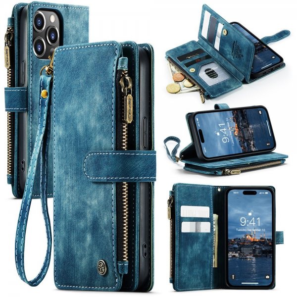 CaseMe iPhone 15 Pro Fodral C30 Series Petrol