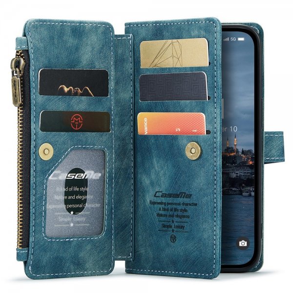 CaseMe iPhone 15 Pro Fodral C30 Series Petrol