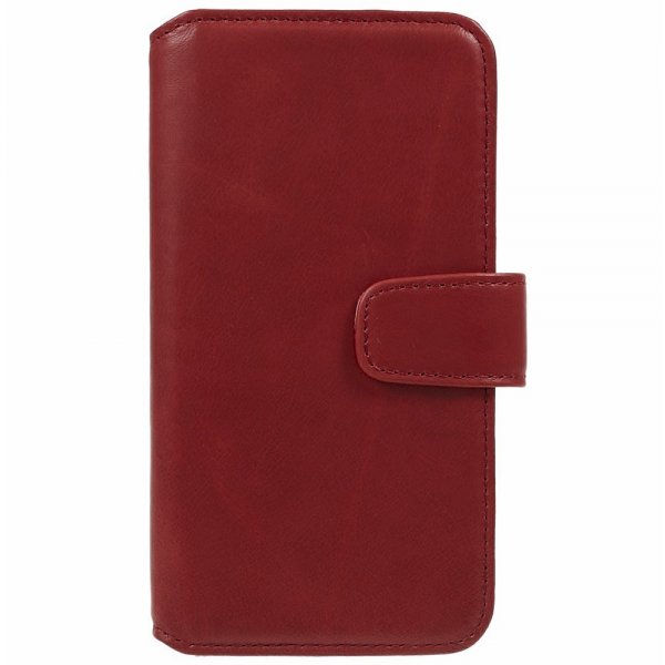 Nordic Covers iPhone 15 Pro Fodral Essential Leather Poppy Red