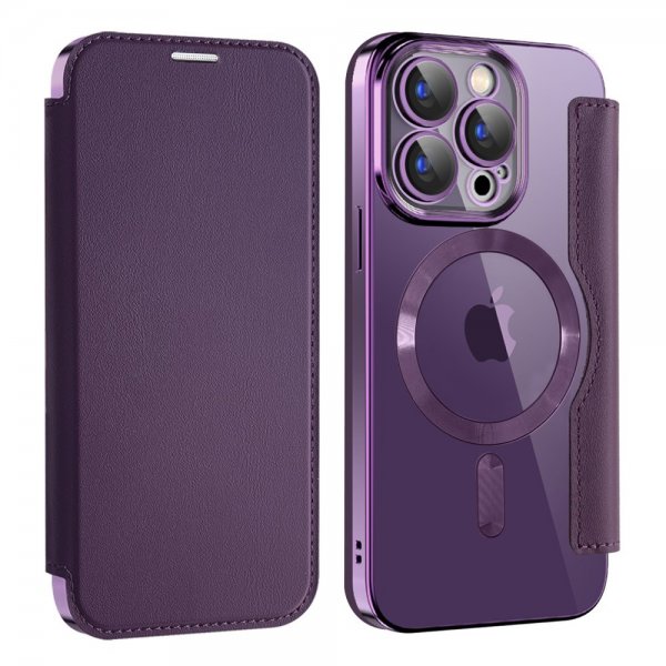 iPhone 15 Pro Fodral MagSafe Lila