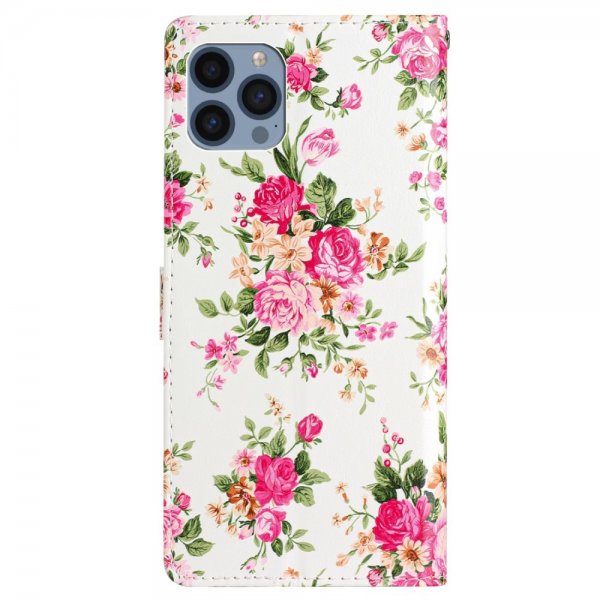 iPhone 15 Pro Fodral Motiv Röda Blommor