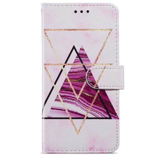 iPhone 15 Pro Fodral Motiv Trianglar Marmor