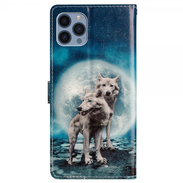 iPhone 15 Pro Fodral Motiv Två Vargar