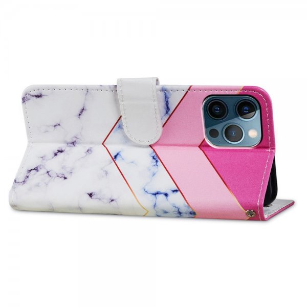 iPhone 15 Pro Fodral Motiv Vit Marmor