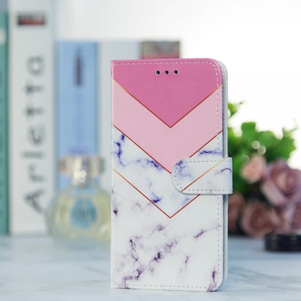 iPhone 15 Pro Fodral Motiv Vit Marmor