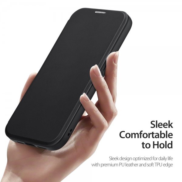Dux Ducis iPhone 15 Pro Fodral Skin X Pro Series MagSafe Svart