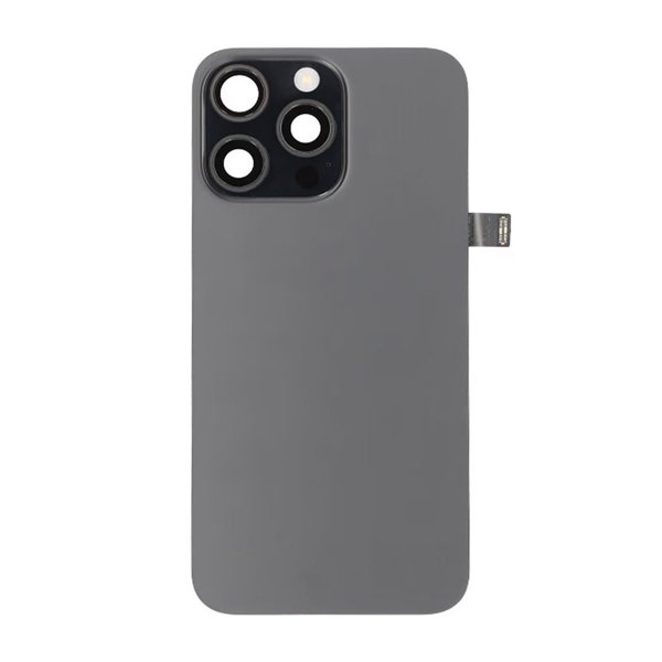 iPhone 15 Pro Max Baksida Glas Komplett OEM - Titansvart