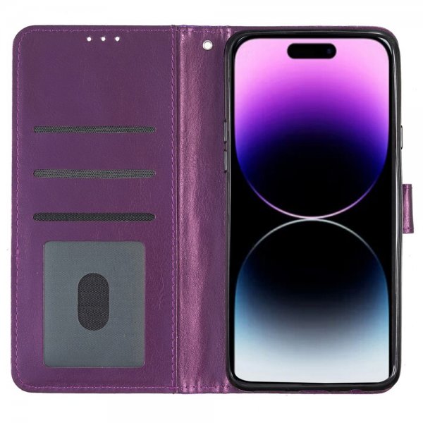 iPhone 15 Pro Max Fodral Glitter Lila
