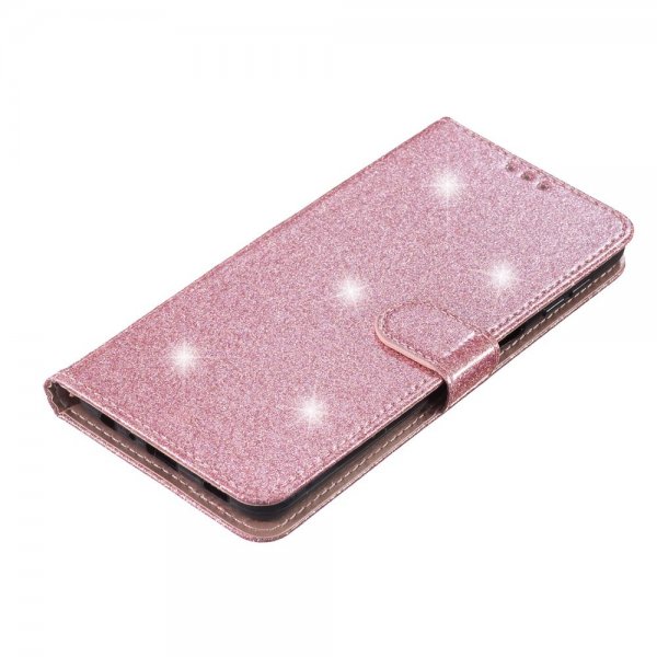 iPhone 15 Pro Max Fodral Glitter Roseguld