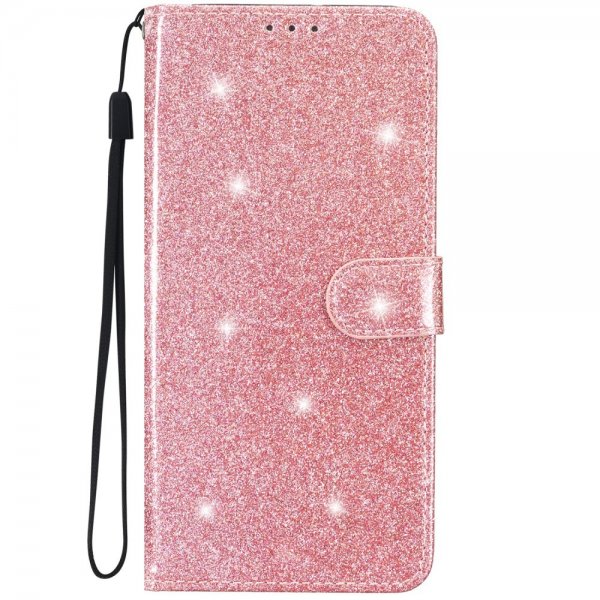 iPhone 15 Pro Max Fodral Glitter Roseguld