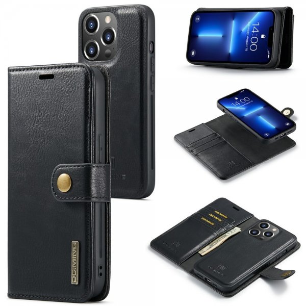 Dg.Ming iPhone 15 Pro Max Fodral med Löstagbart Skal Svart