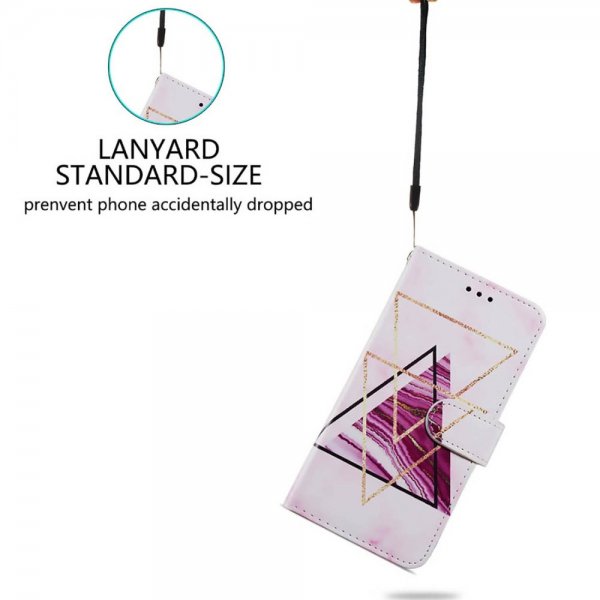 iPhone 15 Pro Max Fodral Motiv Trianglar Marmor