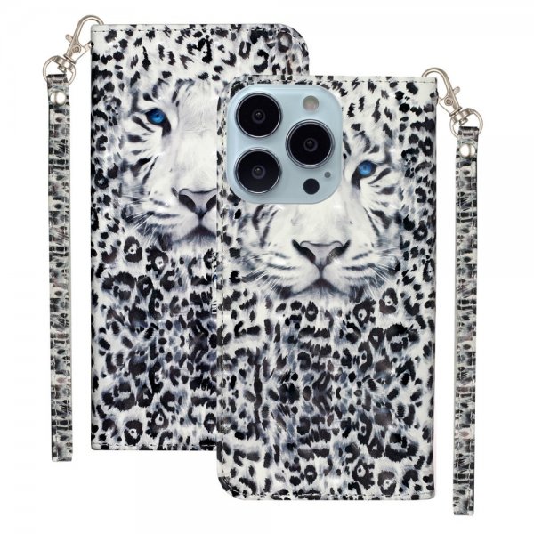 iPhone 15 Pro Max Fodral Motiv Vit Tiger