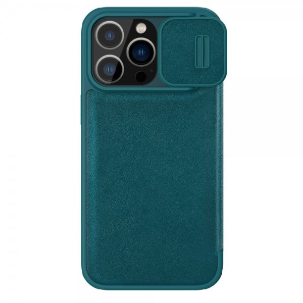 Nillkin iPhone 15 Pro Max Fodral Qin Pro Series Grön