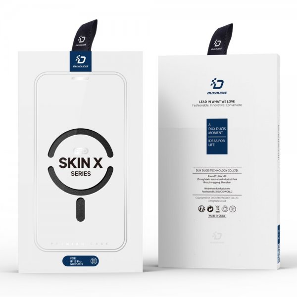 Dux Ducis iPhone 15 Pro Max Fodral Skin X Pro Series MagSafe Svart