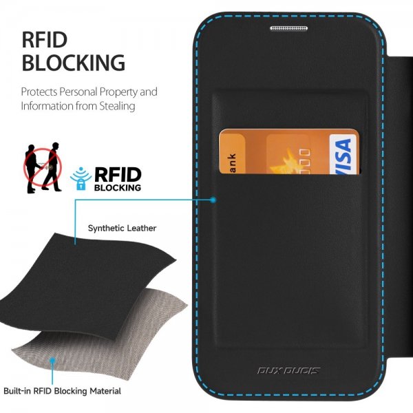 Dux Ducis iPhone 15 Pro Max Fodral Skin X Pro Series MagSafe Svart