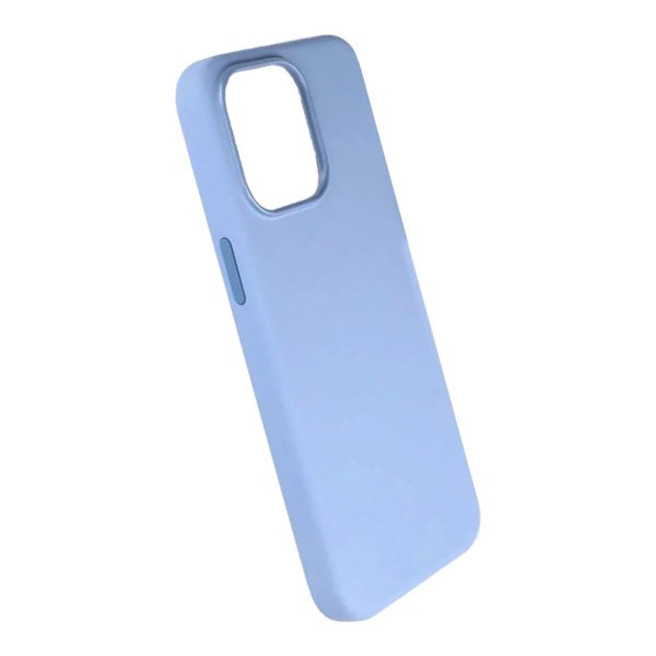 Rvelon iPhone 15 Pro Max Skal Silikon Ljusblå