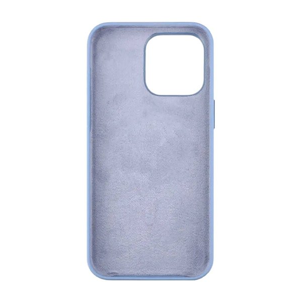 Rvelon iPhone 15 Pro Max Skal Silikon Ljusblå