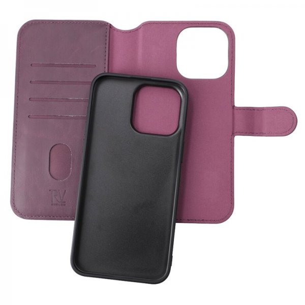 Rvelon iPhone 15 Pro Max Fodral Magnetiskt Avtagbart Skal Lila