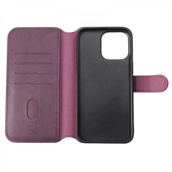 Rvelon iPhone 15 Pro Max Fodral Magnetiskt Avtagbart Skal Lila