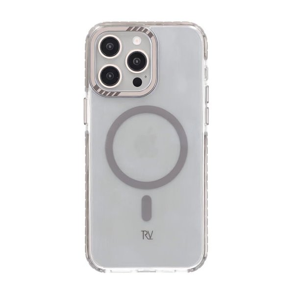 Rvelon iPhone 15 Pro Max Skal TPU MagSafe Grå