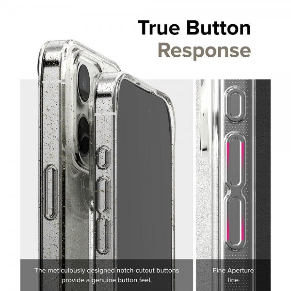 Ringke iPhone 15 Pro Max Skal Air Glitter Clear