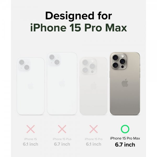Ringke iPhone 15 Pro Max Skal Alles MagSafe Svart