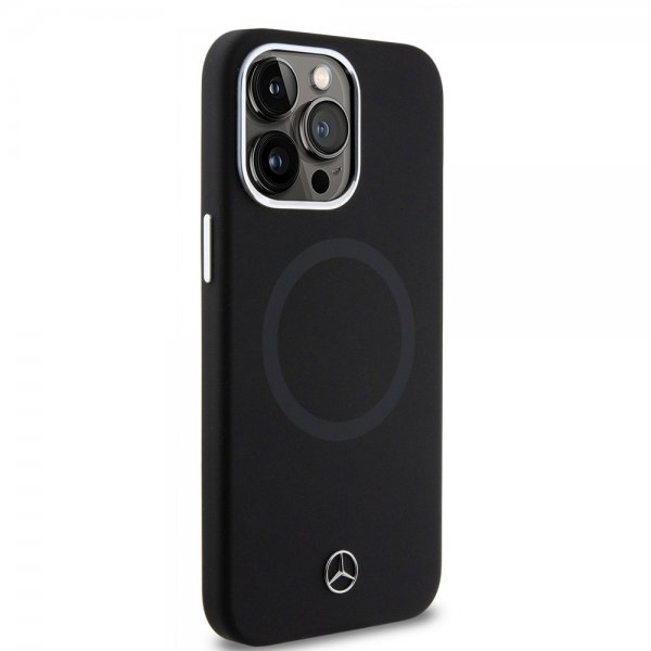 Mercedes Benz iPhone 15 Pro Max Skal Bicolor MagSafe Svart