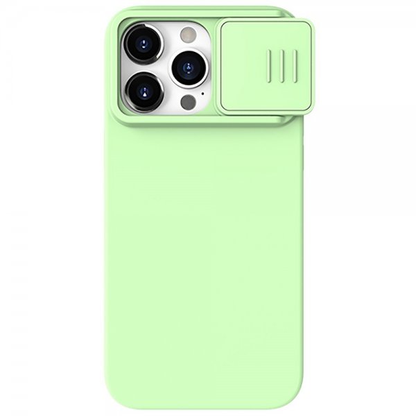 Nillkin iPhone 15 Pro Max Skal CamShield Silky Ljusgrön