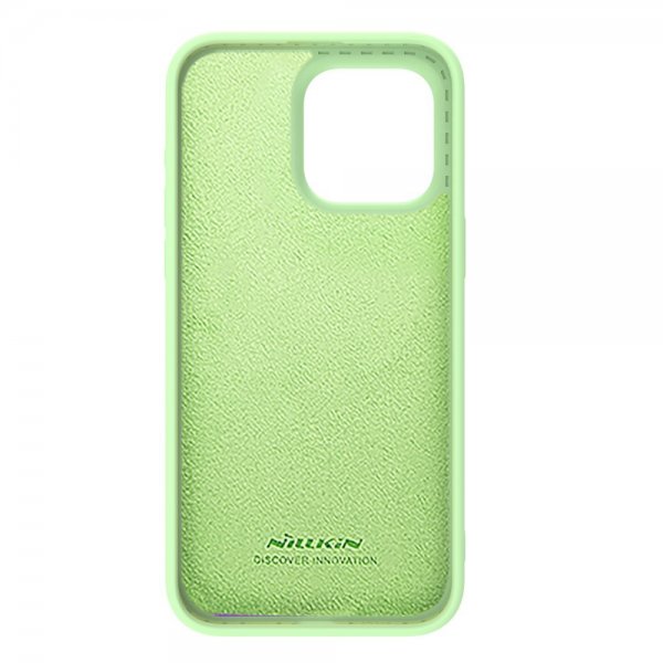 Nillkin iPhone 15 Pro Max Skal CamShield Silky MagSafe Ljusgrön