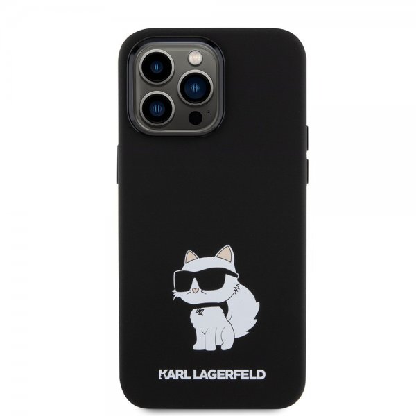 Karl Lagerfeld iPhone 15 Pro Max Skal Choupette NFT Svart