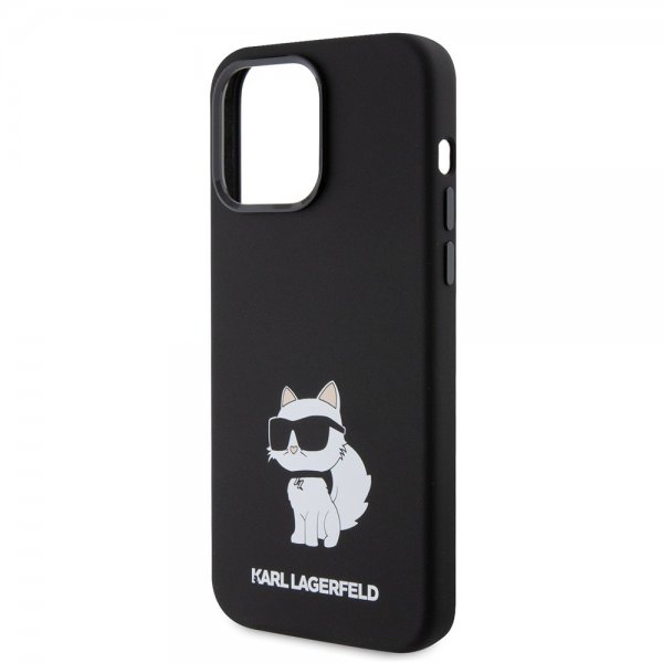 Karl Lagerfeld iPhone 15 Pro Max Skal Choupette NFT Svart