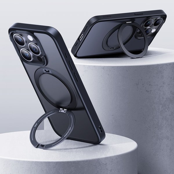 Baseus iPhone 15 Pro Max Skal CyberLoop MagSafe Svart