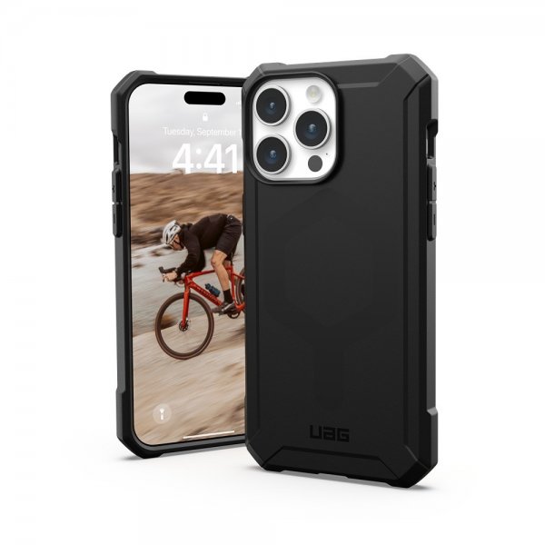 Urban Armor Gear (UAG) iPhone 15 Pro Max Skal Essential Armor MagSafe Svart