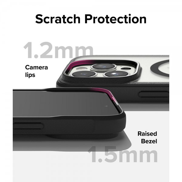 Ringke iPhone 15 Pro Max Skal Fusion Bold Magnetic Matte Black