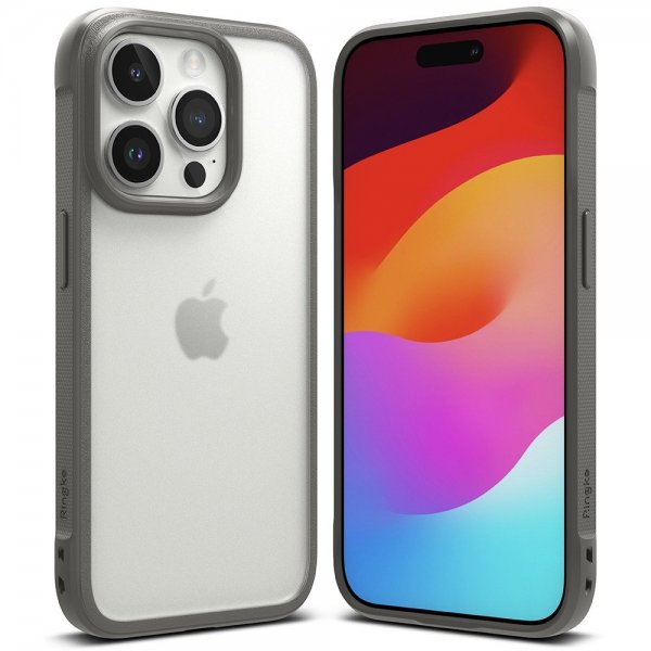 Ringke iPhone 15 Pro Max Skal Fusion Bold Matte Gray