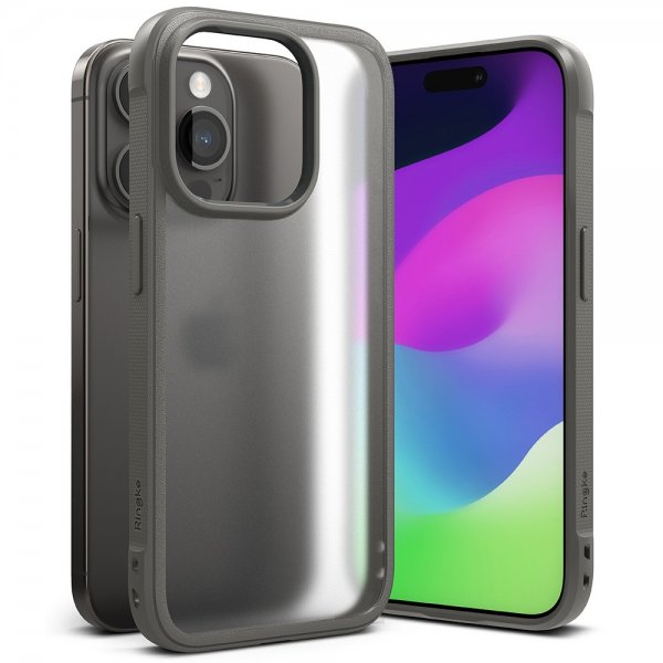 Ringke iPhone 15 Pro Max Skal Fusion Bold Matte Gray