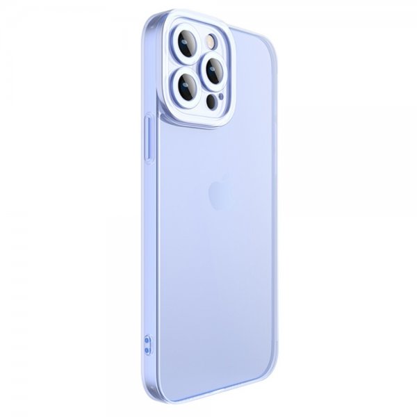 X-Level iPhone 15 Pro Max Skal Härdat Glas Blå