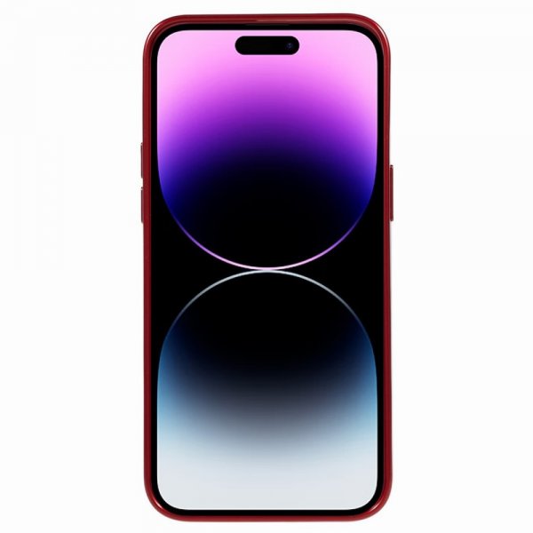 Mercury iPhone 15 Pro Max Skal Jelly Glitter Röd